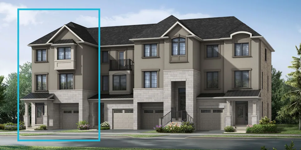 Artist's rendering of the Uxbridge End model at The Nine